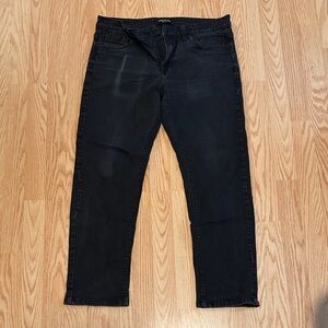 Kenneth Cole Black Straight Leg Jeans